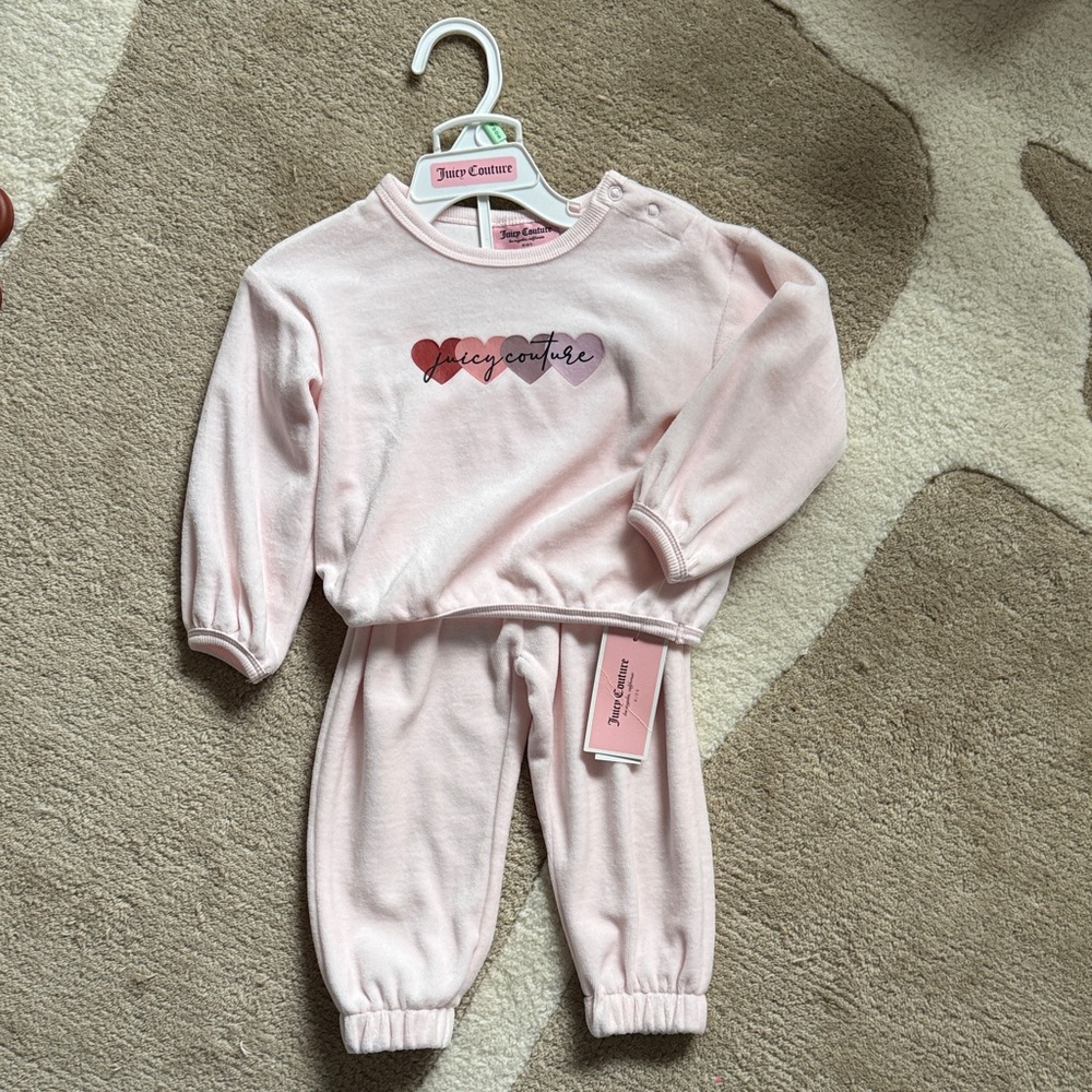 Juicy Couture Light Pink Baby Outfit